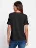 Heine Rundhalsshirt in schwarz