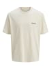 JACK & JONES PLUS T-shirt in Antique White