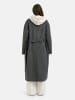 Smith&Soul Long Wool Blended Coat in Grey Melange