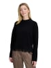 Betty Barclay Feinstrickpullover mit Spitzenkante in Schwarz