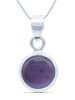 mantraroma 925er Silber - Ketten (L) 14 x (B) 26 mm mit Amethyst