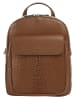 Cluty Rucksack echt Leder in cognac