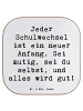 Mr. & Mrs. Panda Untersetzer für Gläser Spruch Einen Schulwechse... in Weiß
