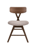 Beliani 2er-Set Esszimmerstuhl LELAND in Braun/Beige