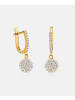 Diamant L'éternel Ohrringe aus 375 Gelbgold
