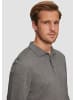 s.Oliver BLACK LABEL Polo-Shirt langarm in Grau