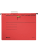 Leitz Hängehefter Alpha kaufm. Heftung 250g/qm Karton rot Packung mit 5 St...