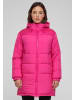 Urban Classics Urban Classics Damen Ladies Hooded Mixed Puffer Coat in hibiskuspink
