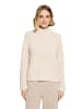 CARTOON Strickpullover mit Stehkragen in Cream/Green