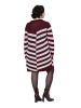 Ulla Popken Midikleid in bordeaux