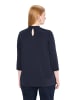 Ulla Popken Langarmshirt in dunkles marine