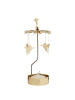 Butlers Teelichtkarussell Engel MERRY-GO-ROUND in Gold