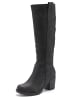 LASCANA Weitschaftstiefel in schwarz
