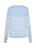 usha BLUE LABEL Women Cardigan in Hellblau Weiss