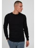 INDICODE Rundhalspullover IDBadan 35542MM Herren Feinstrickpullover in Schwarz