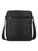 Bugatti Black Magic Umhängetasche Leder 22 cm schwarz