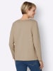 Sieh an! Shirt in beige-himmelblau