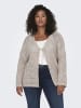 ONLY Carmakoma Strickjacke in Sandshell