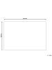 Beliani Kurzflor INKAYA in Grau/Weiß/Beige - (W) 160 x (H) 1 x (L) 230 cm