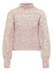 myMo Damen Strickpullover in Grau Pink