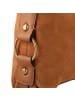 Guess Camden Schultertasche Leder 39 cm in cognac