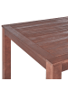 Beliani Gartentisch TUSCANIA in Braun - (W) 100 x (H) 74 x (L) 180 cm
