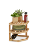 relaxdays Schrankeinsatz in Natur - (B)25,5 x (H)25,5 x (T)25,5 cm