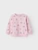 name it Trendy Print Sweatshirt Weicher Rundhals Pullover in Pink