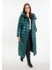 Albee Women Plus Size Steppmantel in Grün