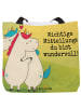 Mr. & Mrs. Panda Tasche Einhorn Mitteilung Design mit Spruch in Weiß