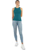 Janice 2 x Damen Top hochgeschlossen Nauta in Petrol