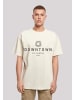 F4NT4STIC Heavy Oversize T-Shirt Downtown LA OVERSIZE TEE in sand
