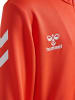 Hummel Sportlicher Trainingsanzug mit Reißverschluss und Logo in Orange-Blau