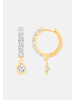 Ethische Diamanten Ohrringe aus 375 Gelbgold mit Lab Grown Diamant