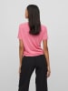 Vila Basic T-Shirt Kurzarm Rundhals Top Oberteil VIMODALA in Pink