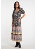 usha FESTIVAL Damen Midikleid Mit Paisley-Print in Marine Mehrfarbig
