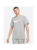 Nike Sportswear Swoosh Tshirt in Dk Grey Heather/(White)