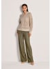 MADELEINE Moderne Strickjacke mit Lochmuster in beige