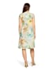 Betty Barclay Mesh-Kleid mit Raffung in Mint/Nature