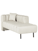 Beliani Chaiselongue LANNILS in Beige/Schwarz - (W) 173 x (H) 73 x (L) 79 cm linksseitig
