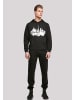 F4NT4STIC Basic Hoodie PARIS SKYLINE HOODIE in schwarz