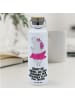 Mr. & Mrs. Panda Wasserflasche Einhorn Ballerina mit Spruch in Weiß
