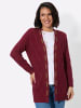 WITT WEIDEN Strickjacke in dunkelrot