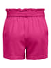 JACQUELINE de YONG Kurze Stoff Shorts Paperback Hose aus Leinen JDYSAY in Rosa