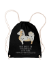 Mr. & Mrs. Panda Turnbeutel Hund Australien Shepherd mit Spruch in Schwarz