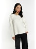 faina Damen Strickpullover in Weiss
