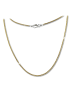 SilberDream 925 Silber vergoldet (Gelbgold 333) Damen SilberDream Halsketten Zopf  ca. 45cm