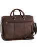 Leonhard Heyden Salisbury Aktentasche Leder 40 cm Laptopfach braun