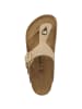Birkenstock Zehensandale Gizeh Big Buckle Nubukleder normal in beige