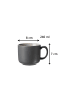 Ritzenhoff & Breker 4er Set Kaffeetassen mit Untertassen Jasper 240 ml in Grau